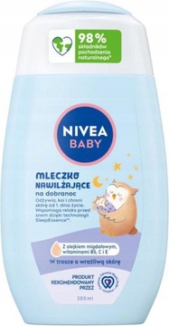 NIVEA Baby Mleczko nawilżające do ciała na dobranoc 200ml dla dzieci