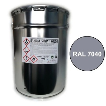 Farba drogowa szara BANDAX 20L/30kg Maestria
