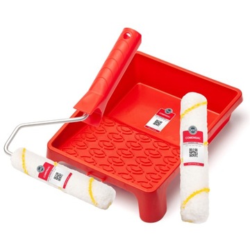 Zestaw malarski 15cm | 2x Wałek + Rączka + Kuweta