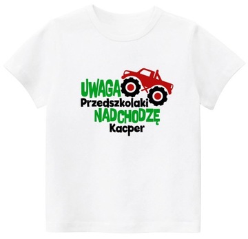 Koszulka DO PRZEDSZKOLA PRZEDSZKOLAK IMIĘ r. 116