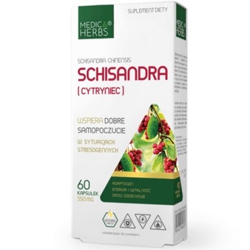 Medica Herbs Schisandra (Cytryniec) 60 k