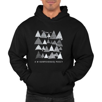 bluza z kapturem KM-CZ kurpiowska Kurpie KU043