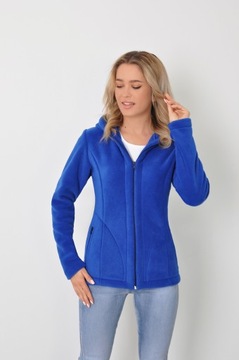 ФЛИС С КАПЮШОНОМ СИНИЙ - КАЧЕСТВО! 405 г/м2-3XL