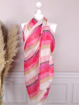 ПЛЯЖНЫЙ ШАРФ ПАРЕО с полосатым чехлом НОВЫЕ ЦВЕТА