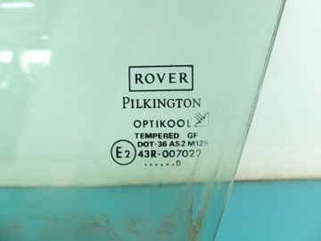 SKLO (OKNO) DVEŘE PŘEDNÍ LEVÝ ROVER 45 00R ŘIDIČE
