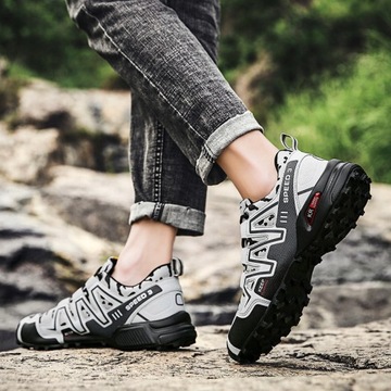 BUTY MĘSKIE DO PRACY TREKINGOWE SPORTOWE SZYTE