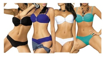 Bikini strój kąpielowy Eliza PUSH UP plaża XL 42