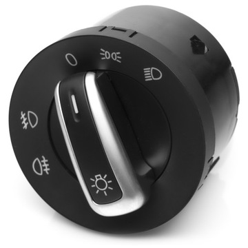 TOURAN WŁĄCZNIK PRZEŁĄCZNIK ŚWIATEŁ Chrom do VW PASSAT B6 GOLF V VI JETTA