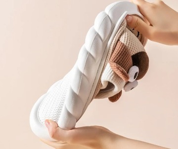 ЛЬНЯНЫЕ ТАПОЧКИ 40 - 41 ТЕПЛЫЕ И МЯГКИЕ ДЫШАЩИЕ ВСТАВКИ