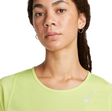 Nike T-Shirt Damski sportowy Fast Dri-Fit Short Sleeve Top żółty M