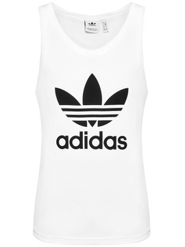 Adidas Originals MĘSKA KOSZULKA BOKSERKA BIAŁA BEZRĘKAWNIK na siłownię lato