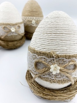 НАБОР СТРУНОК В СТИЛЕ БОХО «ЯЙЦА ПАСХАЛЬНОЕ ЯЙЦО» — БОЛЬШОЙ! 13 СМ!