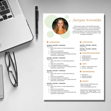 22.02/CV Редактируемый шаблон резюме в MS Word PL + ENG