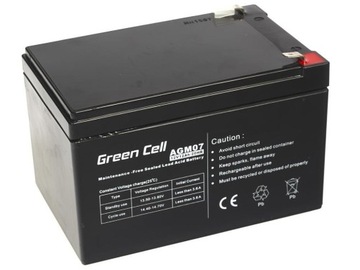 Green Cell AGM Battery 12V 12Ah - Batterie -