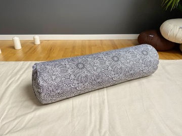 Wałek bolster do JOGI 70x20cm z pokrowcem MANDALA