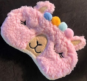 МАСКА ДЛЯ СНЯТИЯ ДЛЯ ГЛАЗ РАССЛАБЛЕНИЕ OLDMAN PLUSH LAMA НА Резинке