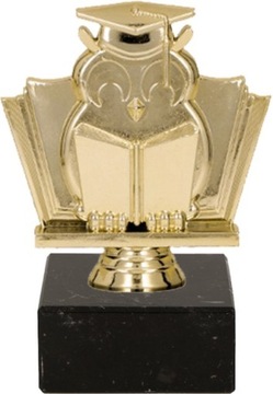 FIGURKA Statuetka SZKOŁA WIEDZA SOWA grawer