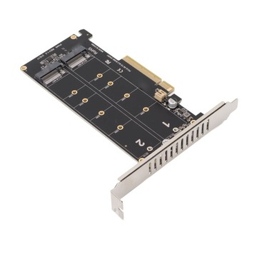 Карта адаптера NVME-PCIE X8 Dual 32 Гбит/с