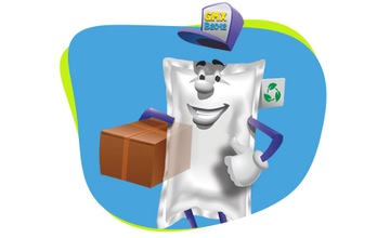 Наполнитель посылок подушек безопасности B2012GMX, защита посылок, экологически чистый