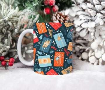 РОЖДЕСТВЕНСКАЯ КРУЖКА 330мл РОЖДЕСТВЕНСКИЙ ПОДАРОК ​​ПОД ЕЛКОЙ