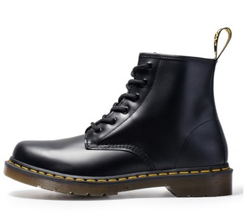 39 GLANY 6 OCZEK BOTKI WORKERY UNISEX DR BOOTS GOTH SKÓRZANE TRAPERKI 6EYE