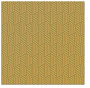 Serwetki Inspiration Texture Złote/20 sztuk