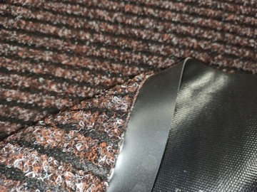 Коврик 80х120 см, ПРОФЕССИОНАЛЬНЫЙ, КОРИЧНЕВЫЕ ПОЛОСКИ