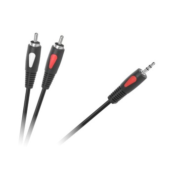 Kabel wtyk jack 3.5 - 2RCA 1.8m STANDARD CZINCZ