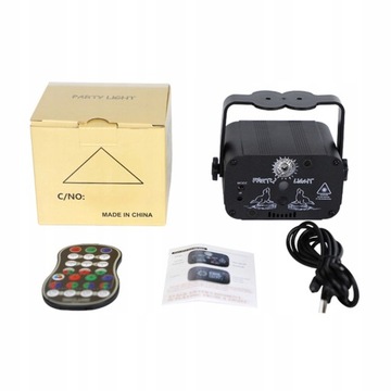 ДИСКО-ЛАЗЕРНЫЙ ПРОЕКТОР СО СВЕТОДИОДНЫМИ ПОДСВЕТКАМИ USB