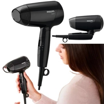 НАБОР ФЕН + ХОЛОДНЫЙ ВОЗДУХ PHILIPS POWERFUL SMALL СКЛАДНОЙ 1200 Вт