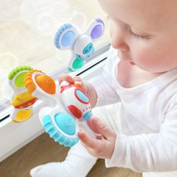 СПИННЕР СЕНСОРНАЯ ИГРУШКА ЧУЖАЯ РАКЕТА 3 ШТ. С ПРИСОСКОЙ ДЛЯ ДЕТСКОГО ВУПИ