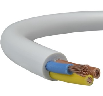 Przewód OMY 3x0,75 linka 1m 300V 1078