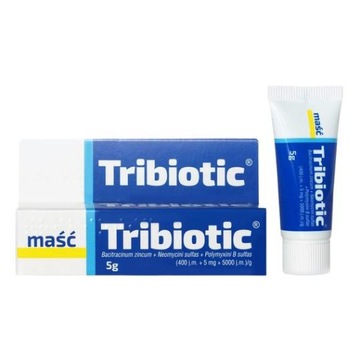 TRIBIOTIC maść antybakteryjna antybiotyk tubka 5 g
