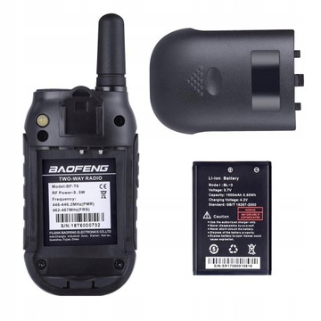 Baofeng BF-T6 Рация USB VOX Светодиодный фонарик Łoki Toki