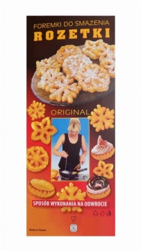 Zestaw do pieczenia rozetek - 6 elementów foremki