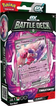 Pokemon Battle Deck Tinkaton talia do gry moneta