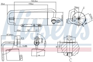 SUŠIČ KLIMATIZACE 95338 NISSENS CADILLAC BLS