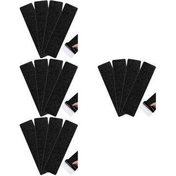 Ступени для уличной лестницы без ковриков, черная лента