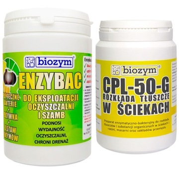 БАКТЕРИИ ДЛЯ ССЕТИНКОВ EKO ENZYBAC Бактерии для очистных сооружений ROK + DEGREASE