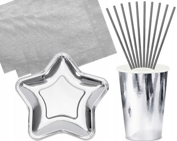 НАБОР БУМАЖНЫХ ТАРЕЛОК И ЧАШЕК РОЗОВОГО ЗОЛОТА