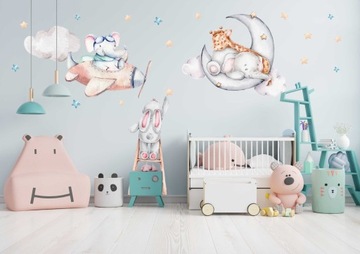 Наклейки на стену для детей Мишки Тедди Наклейка с мишками для ребенка