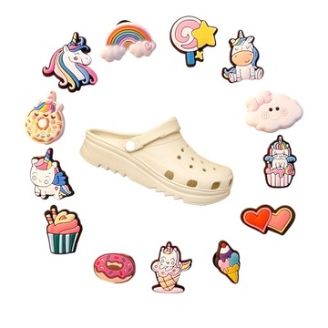 13 szt CHARMS DO CROCS UNICORN PRZYPINKI JEDNOROŻEC