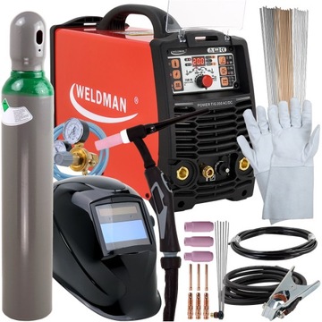 Spawarka inwertorowa TIG 200 AC/DC MMA Puls HF