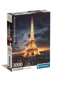 PUZZLE 1000 EL WIEŻA EIFFEL CLEMENTONI 39703