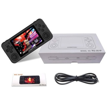 RG351P ПОРТАТИВНАЯ ИГРОВАЯ КОНСОЛЬ 64G TF КАРТА WiFi ДЛЯ ДЕТЕЙ, PSP ПОДАРОК