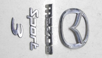 MAZDA 3 SPORT ZNACZEK KLAPY EMBLEMAT 09-13