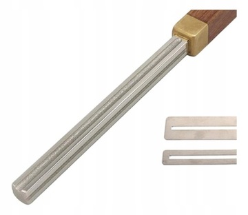 Обработка гитарных ладов. Короночная напильника. Выравнивание Luthie.