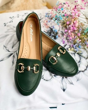 ЗЕЛЕНЫЕ ЖЕНСКИЕ МОКАСИНЫ GOPPETA 36