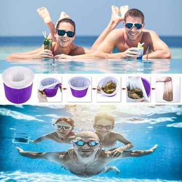 сетчатые фильтр-мешки для скиммера бассейна, фильтр-носки 30 шт.