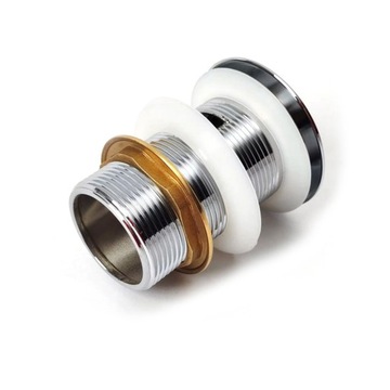 АВТОМАТИЧЕСКАЯ КРЫШКА ДЛЯ УМЫВАЛЬНИКА БЕЗ ПЕРЕЛИВА click clack ХРОМ ЛАТУНЬ CLICK